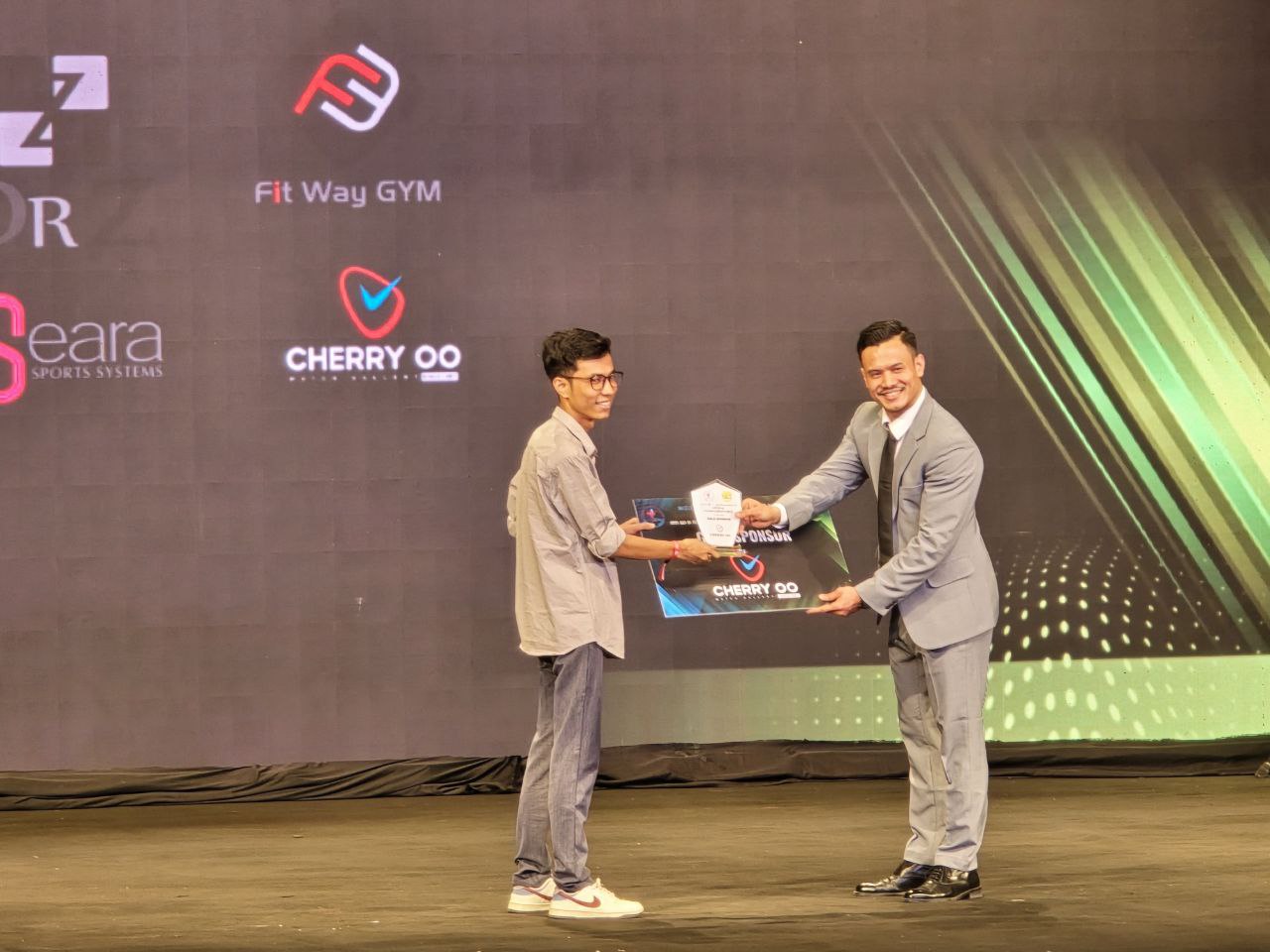 Sponsorship award ceremony