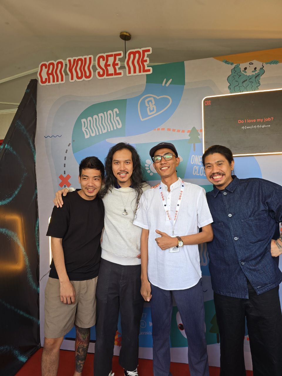 Creative crew on-site